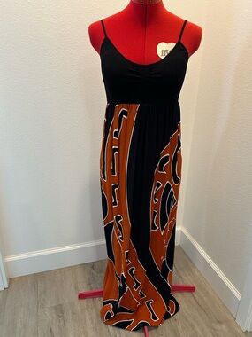 Simply Sisters - Spaghetti Strap Maxi Dress - Women's Size Small-Large